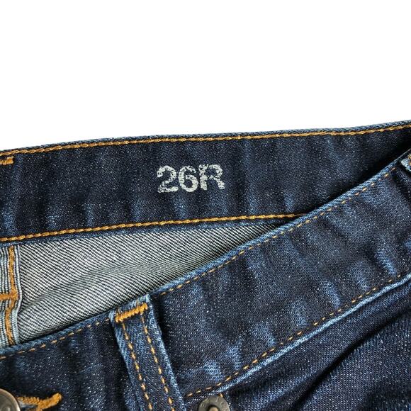 J Crew Matchstick Dark Wash Jeans Size 26R - Picture 8 of 10